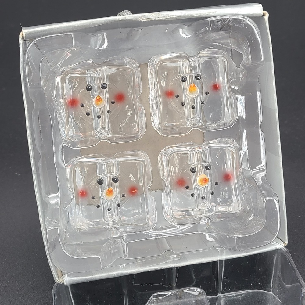 Department Dept 56 Snowman Head Christmas Light Covers - Set Of 4